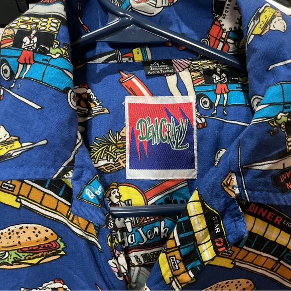 Dem Crazy Vintage Diner Shirt - Picture 2 of 4